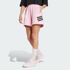 Rückansicht von adidas Future Icons 3-Streifen Shorts Funktionsshorts Damen True Pink