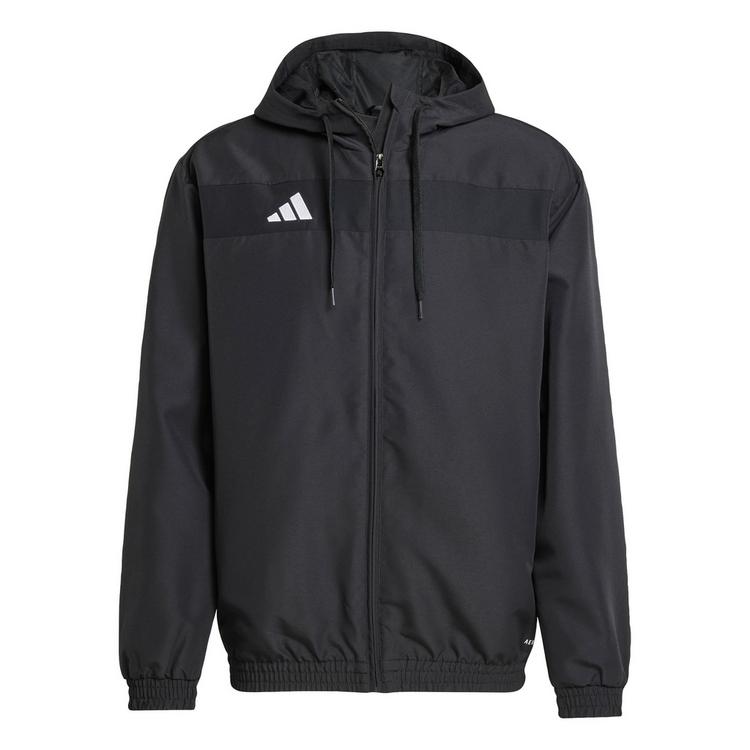 adidas adidas Tiro 25 Essentials Woven Hoodie Sweatjacke Herren - Black / White - 0 | SportScheck