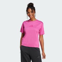 Rückansicht von adidas adidas Z.N.E. T-Shirt T-Shirt Damen Semi Lucid Fuchsia