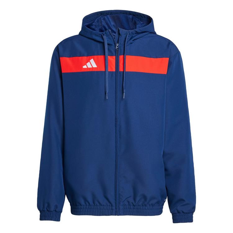 adidas adidas Tiro 25 Essentials Woven Hoodie Sweatjacke Herren - Team Navy / Red - 0 | SportScheck