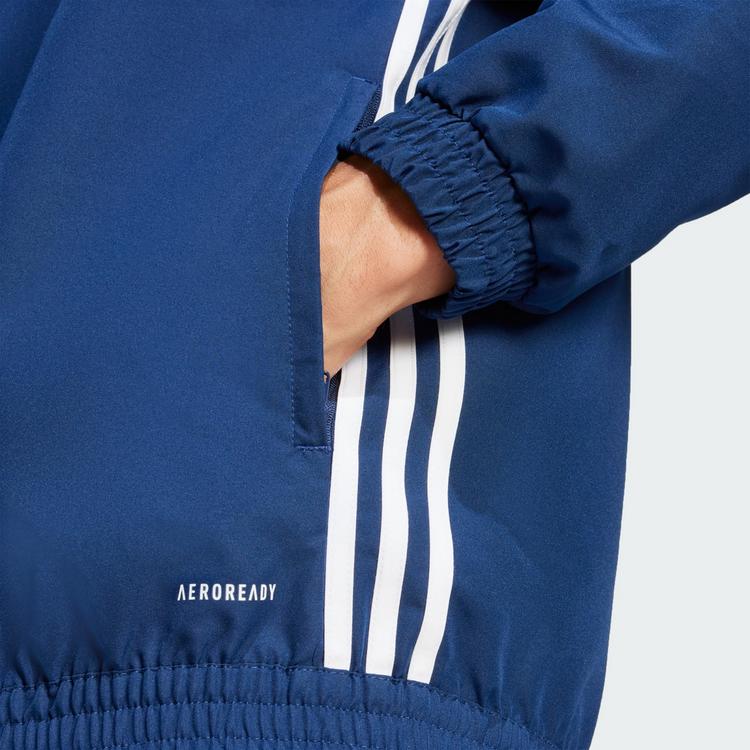 adidas adidas Tiro 25 Essentials Woven Hoodie Sweatjacke Herren - Team Navy / Red - 1 | SportScheck