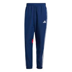 adidas Tiro 25 Essentials Woven Hose Trainingshose Herren Team Navy / Red