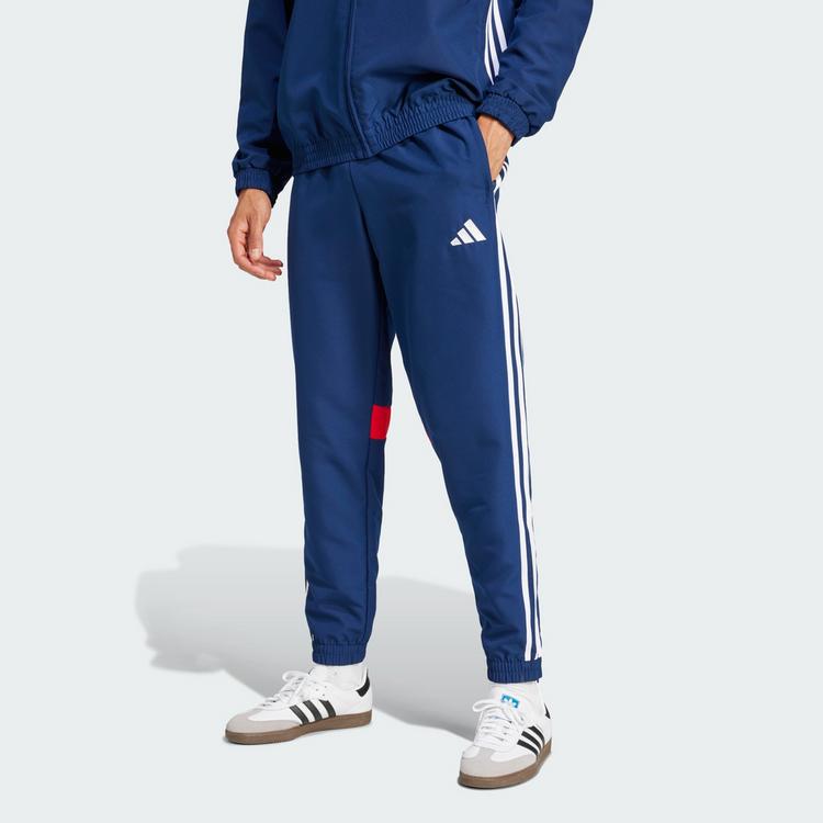 adidas adidas Tiro 25 Essentials Woven Hose Trainingshose Herren - Team Navy / Red - 0 | SportScheck