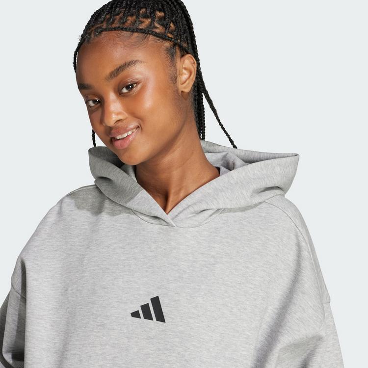 adidas adidas Future Icons 3-Streifen Hoodie Hoodie Damen - Medium Grey Heather - 0 | SportScheck