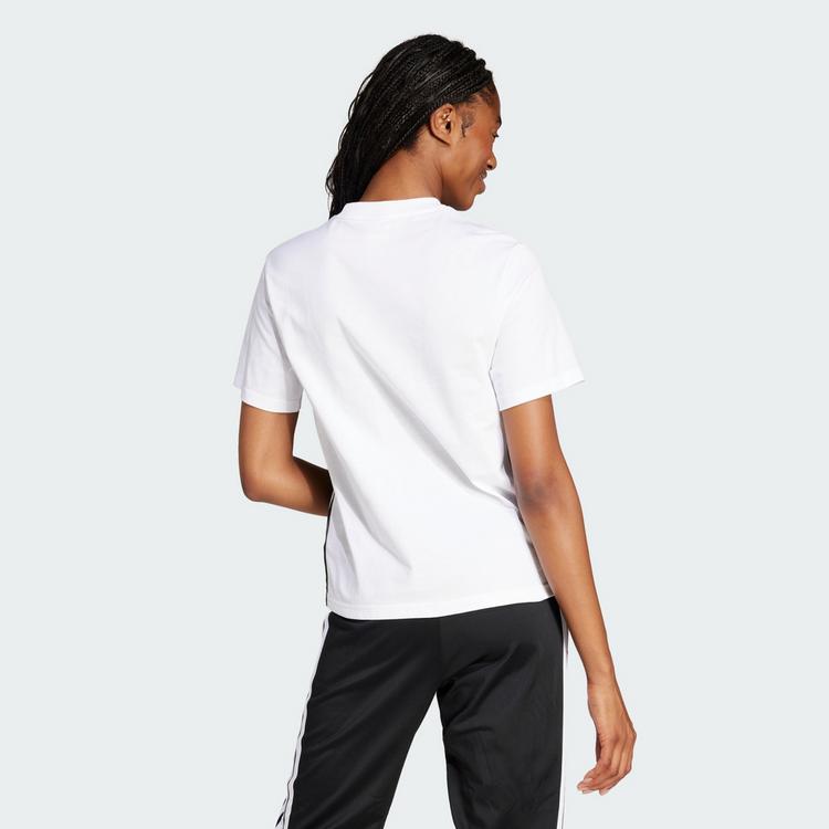 adidas adidas 3S T-Shirt Damen - white-black - 1 | SportScheck