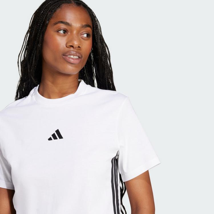 adidas adidas 3S T-Shirt Damen - white-black - 0 | SportScheck