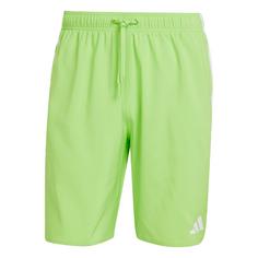 adidas 3-Streifen 8-Inch Badeshorts Badeshorts Herren Team Semi Sol Green2 / White