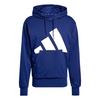 adidas Essentials Big Logo French Terry Hoodie Hoodie Herren - Dark Blue / White