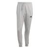 adidas Essentials 3-Streifen French Terry Hose Trainingshose Herren - Medium Grey Heather / Black