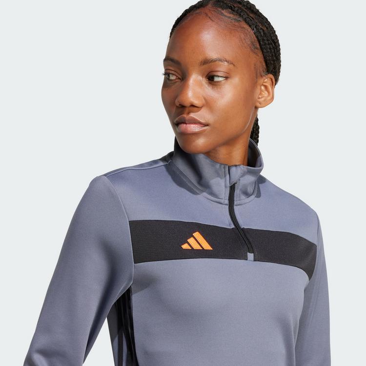 adidas adidas Tiro 25 Essentials Trainingsoberteil Trainingsanzug Damen - Team Onix / Super Orange - 0 | SportScheck