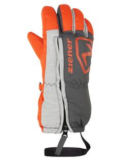 Rückansicht von Ziener LEO MINIS Skihandschuhe Kinder new red