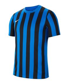 Nike Division IV Striped Trikot Kids Fußballtrikot Kinder blauschwarzweiss