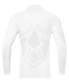 Rückansicht von JAKO Comfort 2.0 Turtleneck Funktionsshirt weiss