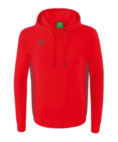 Erima Team Essential Hoody Funktionssweatshirt Herren rot