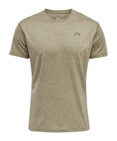 Newline Statement T-Shirt Running Beige Laufshirt Herren beige