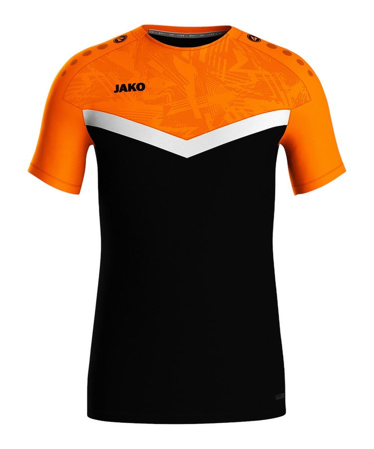 JAKO JAKO Iconic T-Shirt Funktionsshirt - schwarzorange - 0 | SportScheck