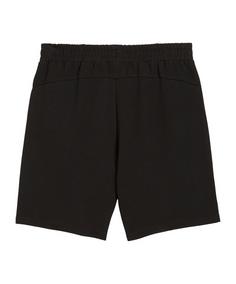 Rückansicht von PUMA BVB Dortmund Casual Short Fußballshorts schwarzgelb