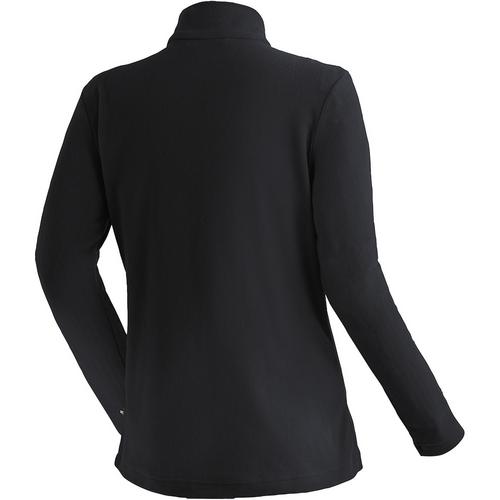 Rückansicht von Maier Sports Denise Fleecejacke Damen Schwarz01100