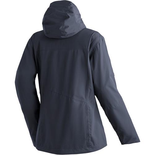 Rückansicht von Maier Sports Metor Funktionsjacke Damen Marine3272