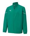 PUMA teamRISE Sideline Trainingsjacke Kids Trainingsjacke Kinder - gruenweiss