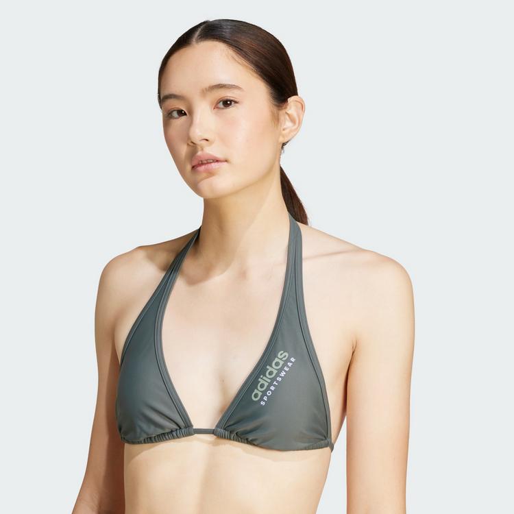 adidas adidas Neckholder Bikini Bikini Set Damen - Legend Ivy / Silver Green - 0 | SportScheck