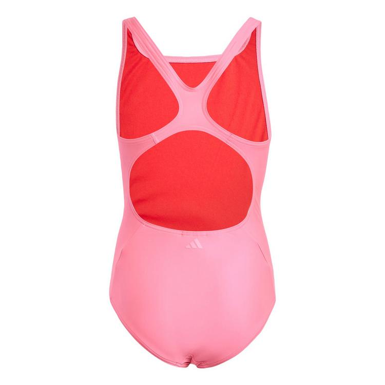 adidas adidas Performance Big Bars Kids Badeanzug Badeanzug Kinder - Lucid Pink / White - 0 | SportScheck