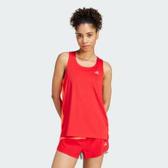 Rückansicht von adidas New York City Running Singlet Tanktop Damen Better Scarlet / App Solar Red