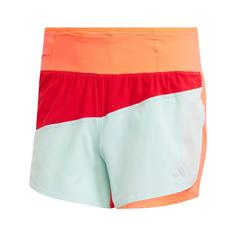 adidas New York City Running Split Shorts Laufshorts Herren Better Scarlet / Semi Flash Aqua / App Solar Red