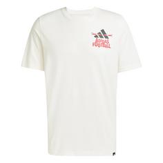 adidas Football Graphic T-Shirt Funktionsshirt Herren Off White