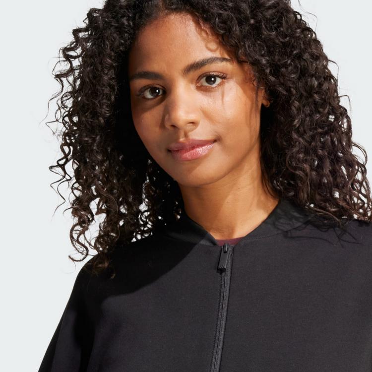 adidas adidas Essentials Contemporary Logo Bomberjacke Trainingsanzug Damen - Black - 0 | SportScheck