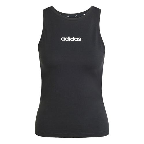 adidas Essentials Linear Slim Cotton Tanktop Langarmshirt Damen