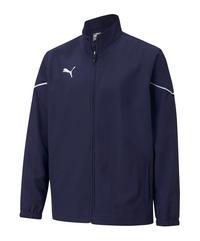 PUMA teamRISE Sideline Trainingsjacke Kids Trainingsjacke Kinder - blauweiss