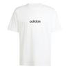 adidas Essentials Linear Single Jersey T-Shirt T-Shirt Herren - White / Black
