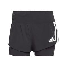 adidas Adizero Running 2-in-1 Gel Pocket Shorts Laufshorts Damen Black