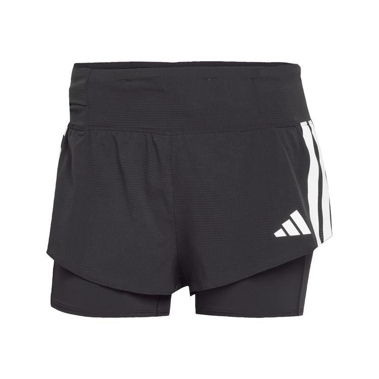adidas adidas Adizero Running 2-in-1 Gel Pocket Shorts Laufshorts Damen - Black - 0 | SportScheck