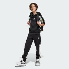 Rückansicht von adidas Seasonal Essentials Camo Kids Hose Stoffhose Kinder Black / Multicolor