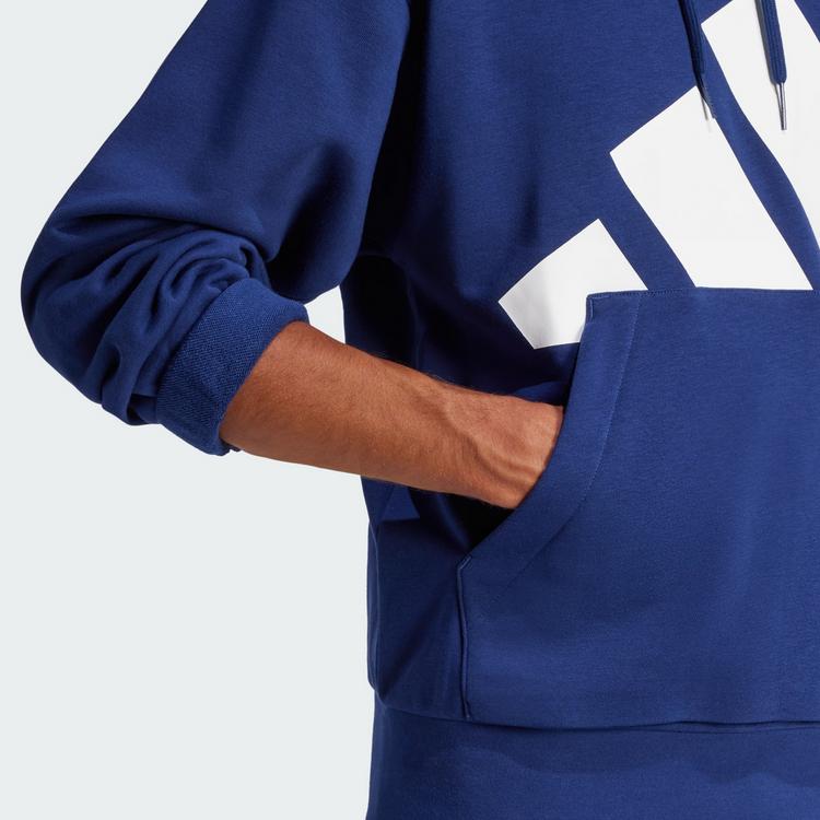 adidas adidas Essentials Big Logo French Terry Hoodie Hoodie Herren - Dark Blue / White - 1 | SportScheck