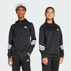 Rückansicht von adidas All Sports NXT Kids Hoodie Hoodie Kinder Black / White