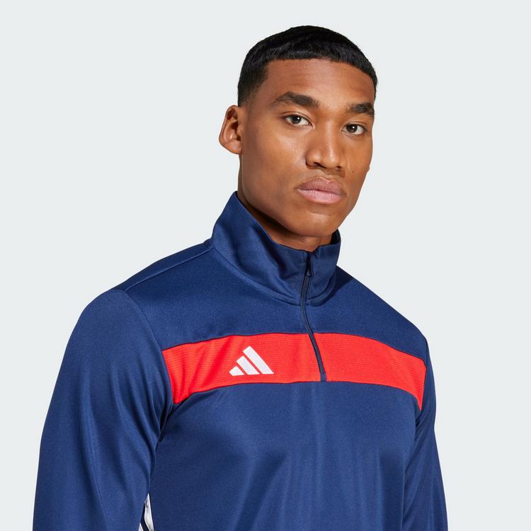 adidas adidas Tiro 25 Essentials Trainingsoberteil Trainingsanzug Herren - Team Navy / Red - 0 | SportScheck