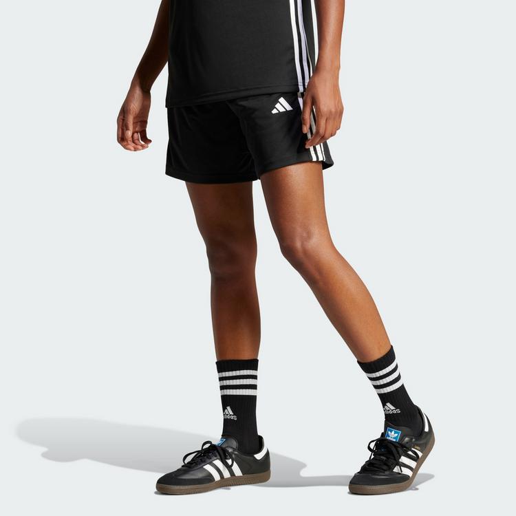 adidas adidas Tiro 25 Essentials Shorts Fu&szlig;ballshorts Damen - Black / White - 0 | SportScheck