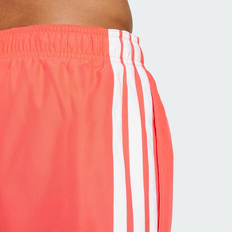 adidas adidas 3-Streifen 3-Inch Badeshorts Badehose Herren - Semi Lucid Red / White - 0 | SportScheck