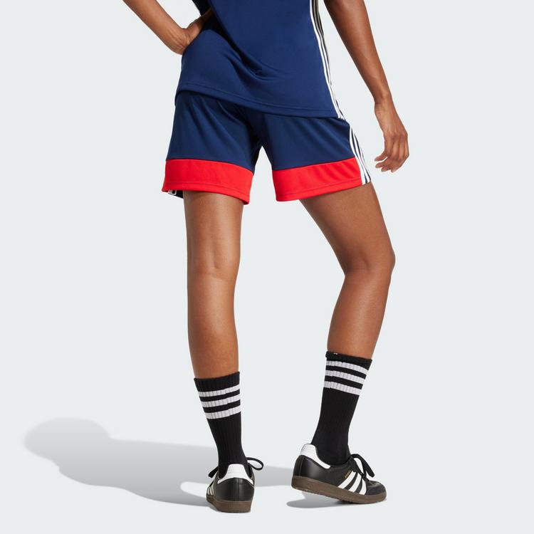 adidas adidas Tiro 25 Essentials Shorts Fu&szlig;ballshorts Damen - Team Navy / Red - 1 | SportScheck