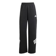 adidas Future Icons 3-Streifen Open-Hem Hose Trainingshose Damen Black