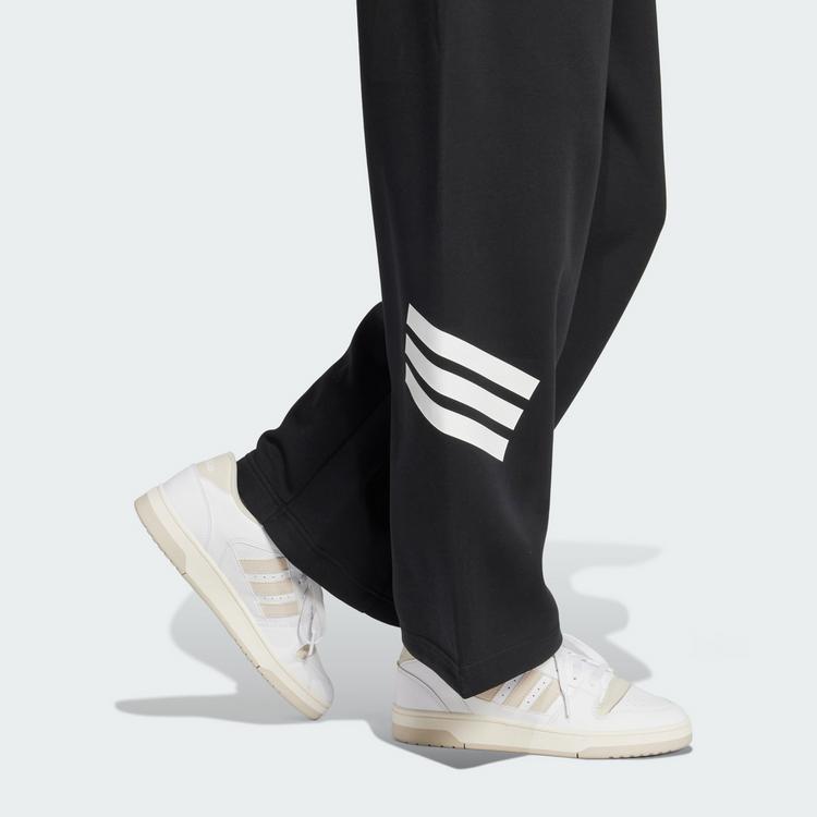 adidas adidas Future Icons 3-Streifen Open-Hem Hose Trainingshose Damen - Black - 1 | SportScheck