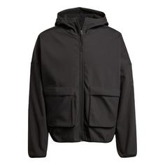 adidas City Escape Premium Kapuzenjacke Hoodie Herren Black