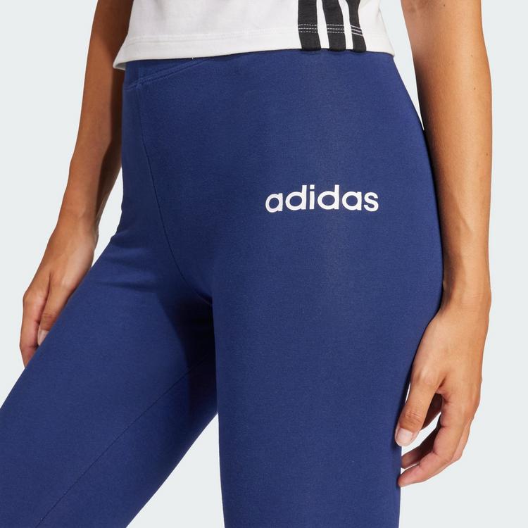 adidas adidas Essentials Linear Cotton Leggings Leggings Damen - Dark Blue / White - 0 | SportScheck
