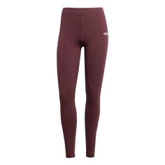 adidas Essentials Linear Cotton Leggings Leggings Damen Aurora Ruby / Brown