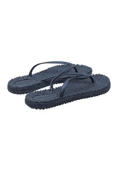 Rückansicht von Ilse Jacobsen CHEERFUL01 Zehentrenner Damen indigo