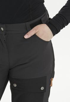 Rückansicht von Whistler Anissy Softshellhose Damen 1051 Asphalt