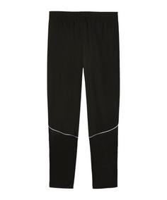 Rückansicht von PUMA teamGOAL Sideline Trainingshose Trainingshose Herren schwarzweiss